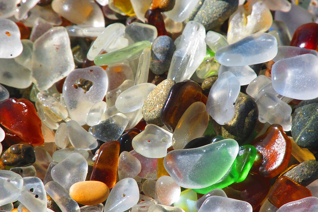 Glass Beach at Fort Bragg: From Trash to Sparkling Treasure 2 glass beach fort bragg mackerricher state park 2
