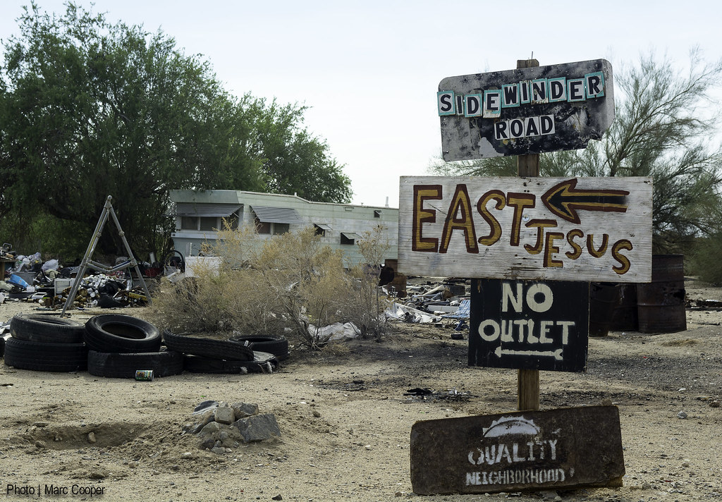 “The Last Free Place on Earth”: The Unincorporated, Off-Grid Alternative Lifestyle Community of Slab City 2 slab city squatter community california 1