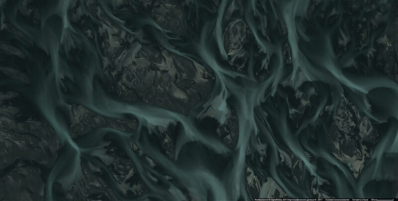 google maps abstract art earth 24