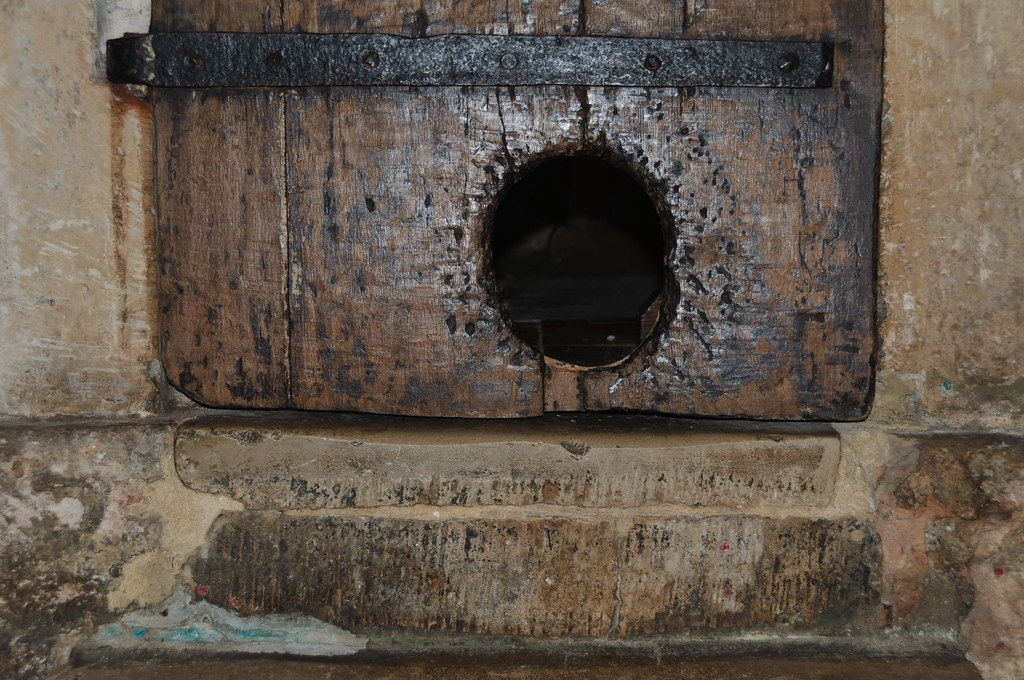 Exeter Cathedral cat door