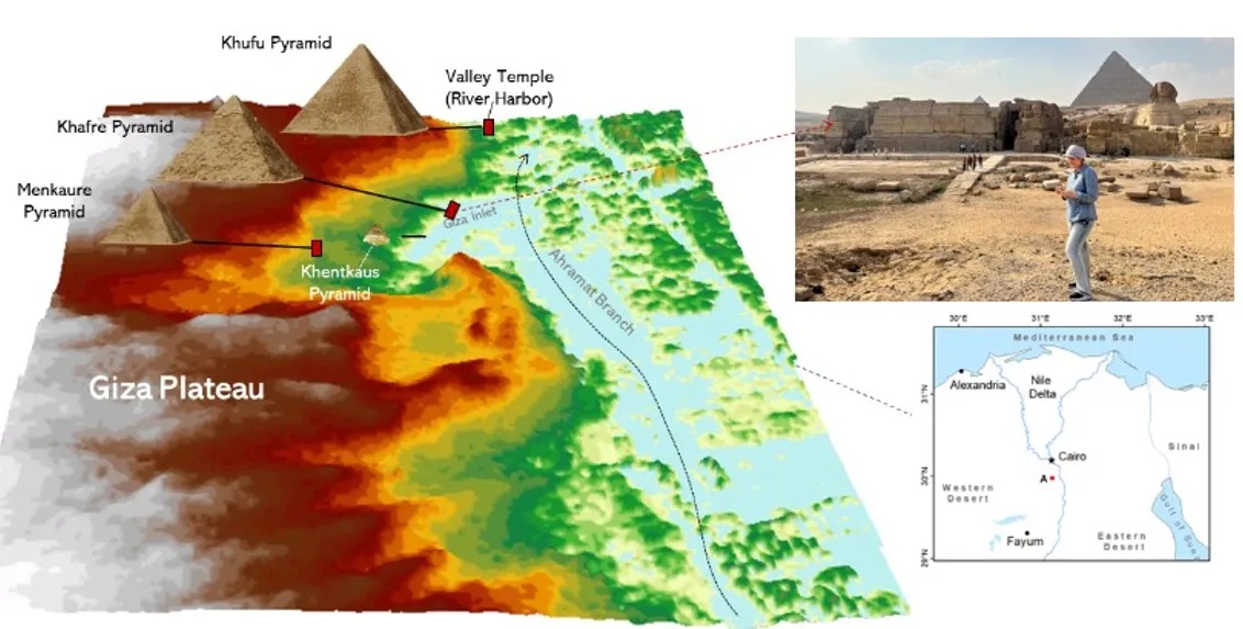 giza pyramids waterway discovery 3