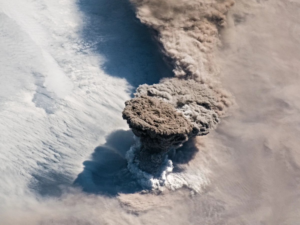 raikoke volcano eruption nasa earth observatory s