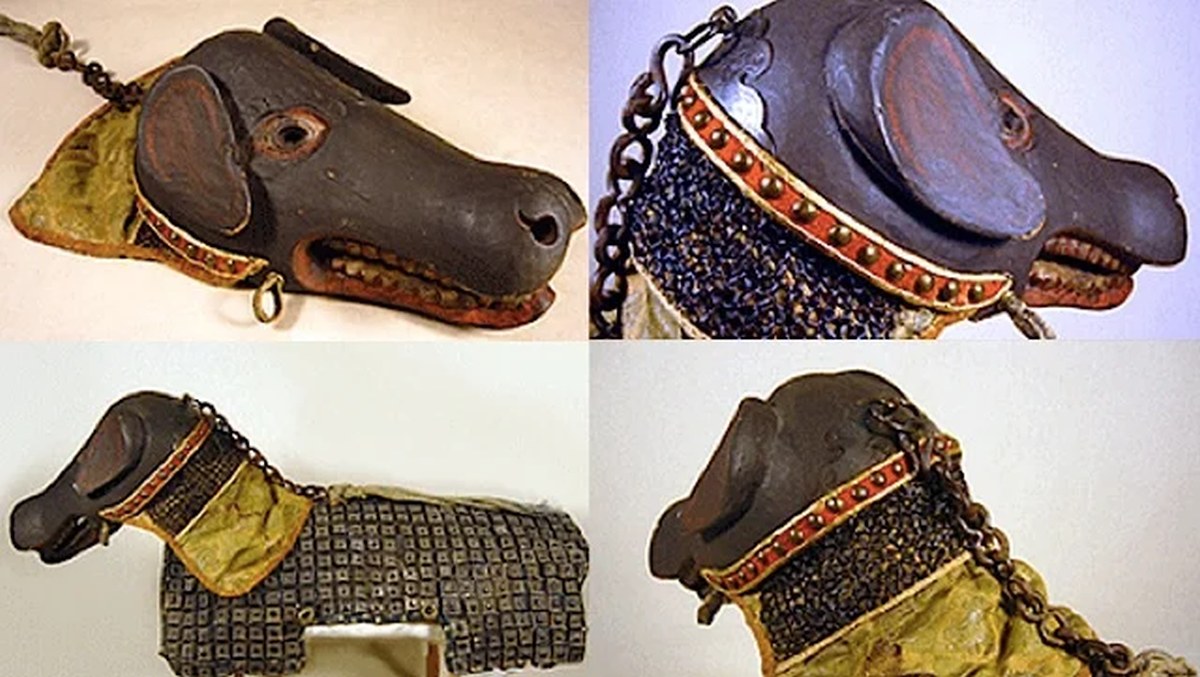 Canine Knights Existed, As These Surviving Pieces of Dog Armor Testify 9 samurai dog armor dog