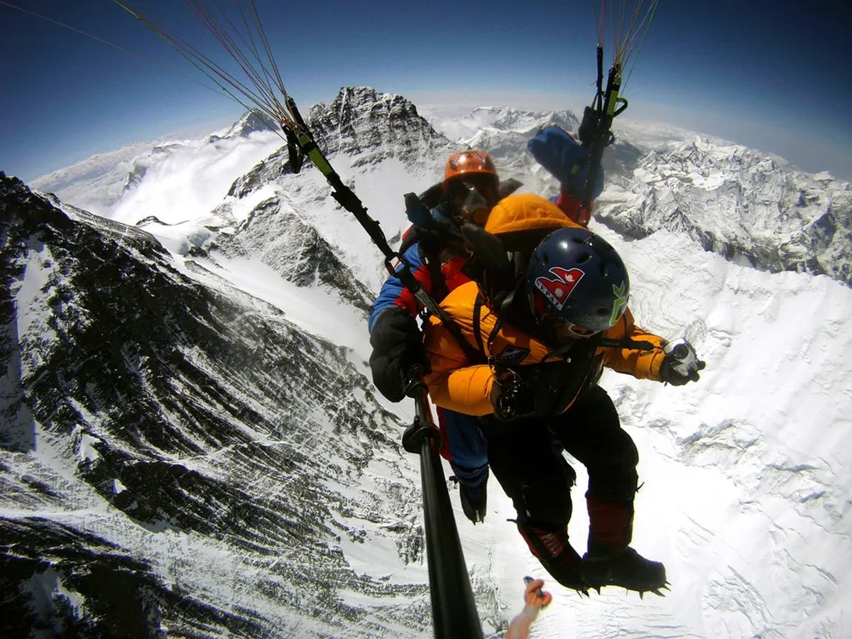 sano babu sunuwar lakpa tsheri sherpa everest climb paraglide kayak 3