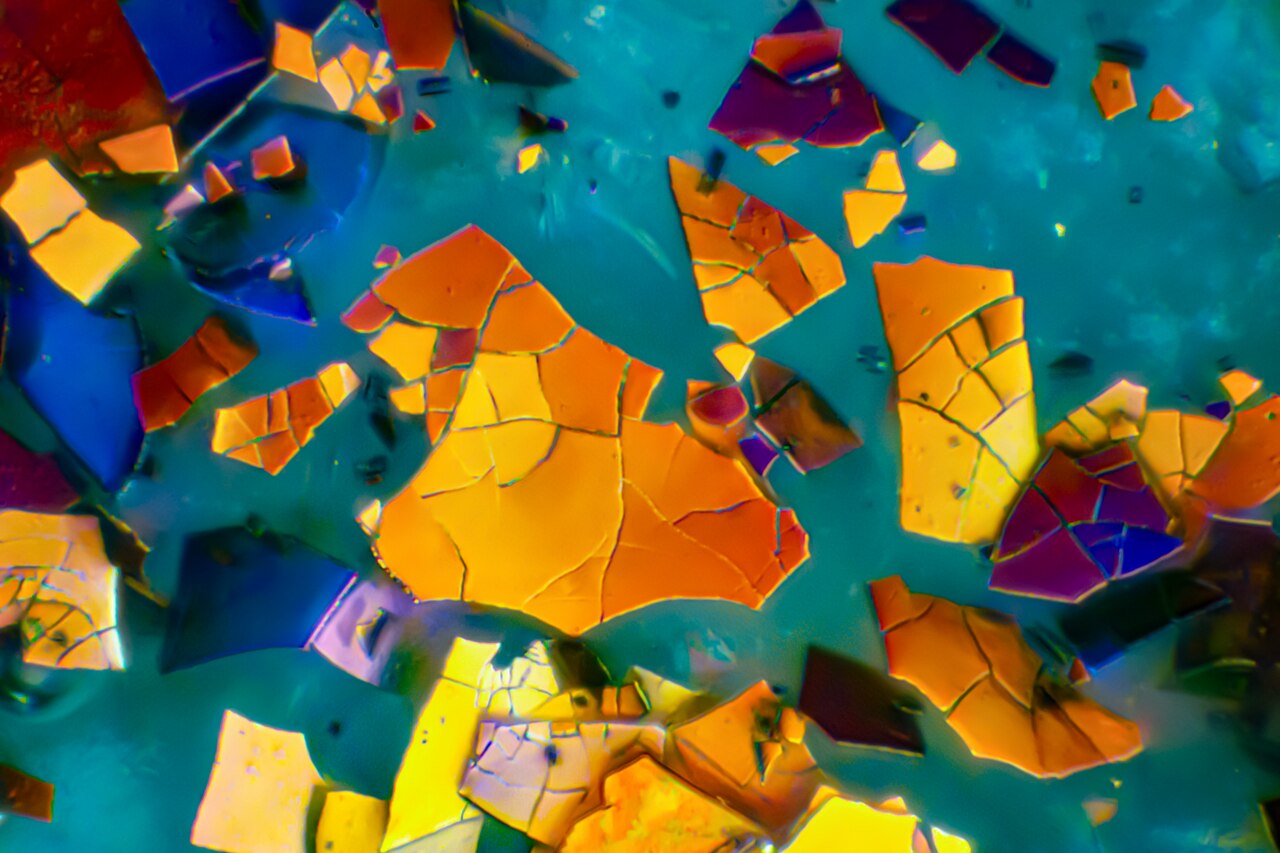 ink under the microscope