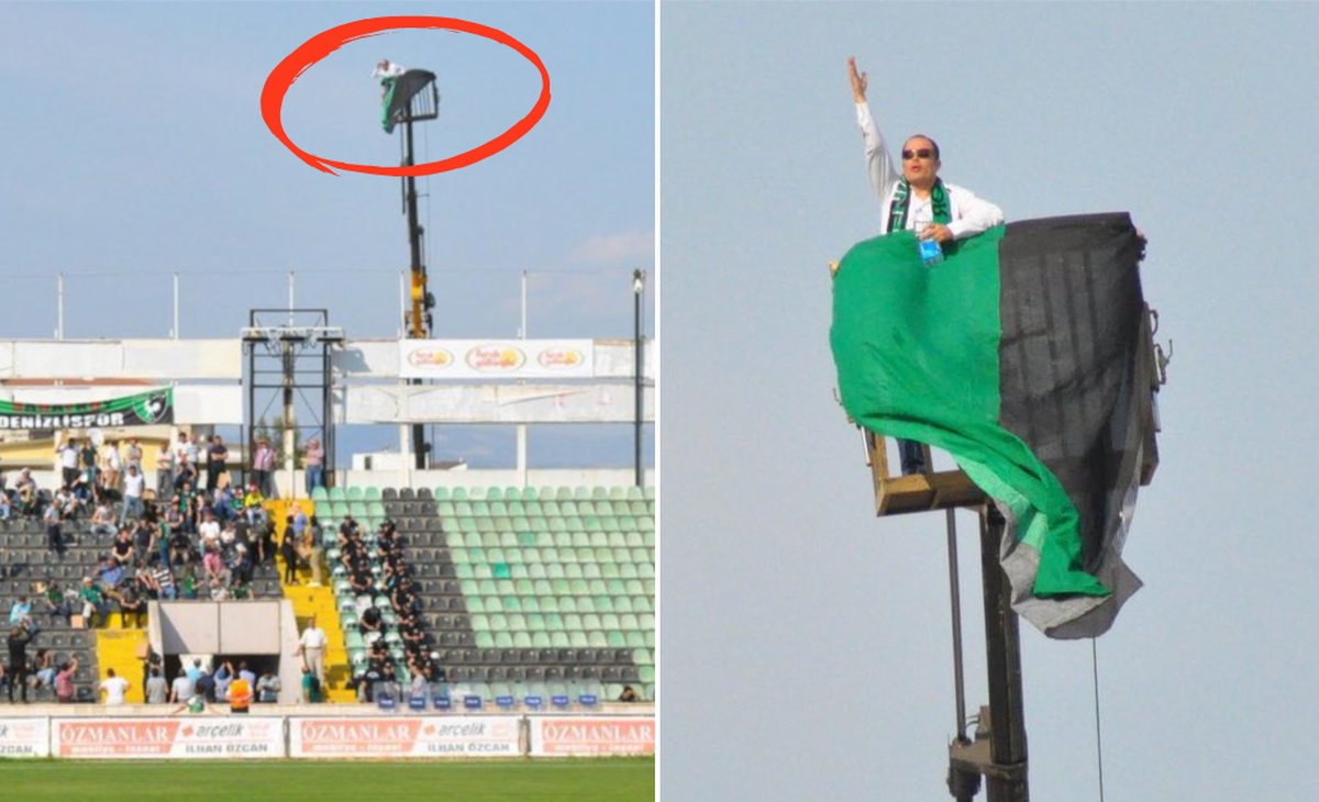 turkish football fan supporter crane stadium 1